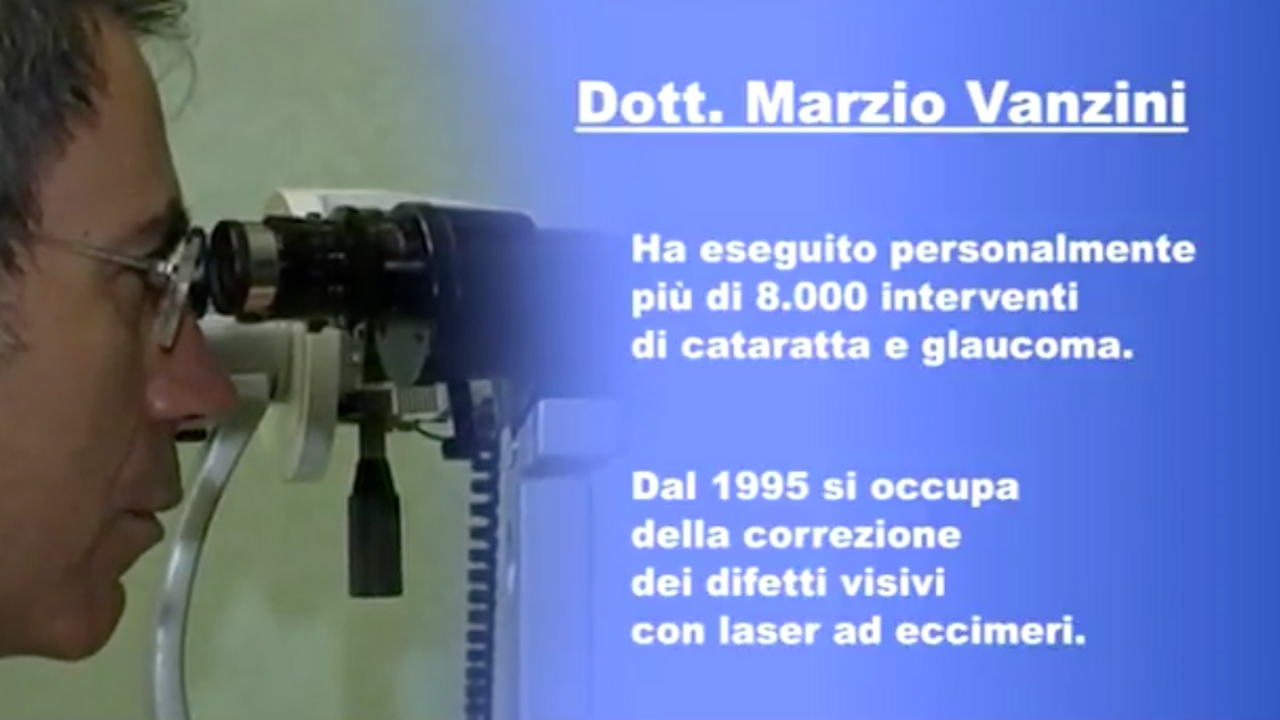 Marzio Vanzini Cataratta Bologna Laser Femto